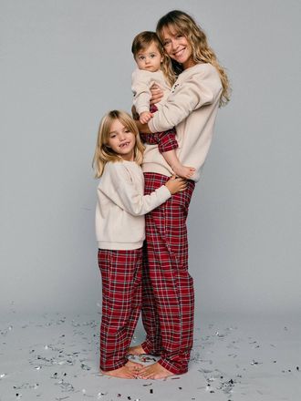 Envie de Fraise Damen Schlafanzug SANTAS CLUB Family Weihnachts-Capsule ENVIE DE FRAISE rot