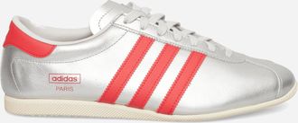adidas Women s Paris Sneakers Silver Metallic / Pure Ruby