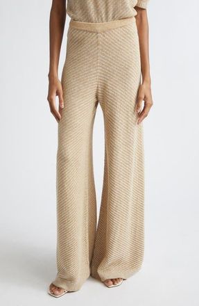 Toccin Lilibet Pull-On Knit Flare Pants in Driftwood at Nordstrom, Size Medium