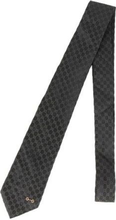 Gucci Pre-owned Accessories, male, Blue, Size: ONE SIZE Pre-owned Cravat