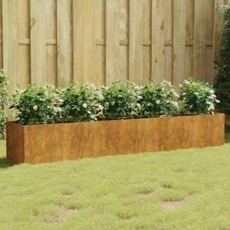 vidaXL Jardinera Acero Corten 200x40x40 Cm Vidaxl