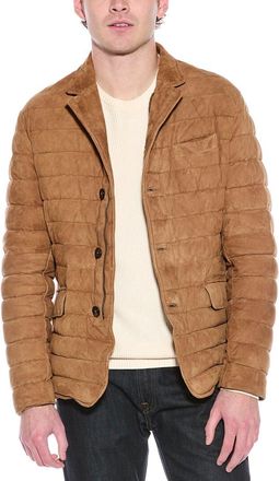 Moorer Moorer Zavyer Suede Down Jacket