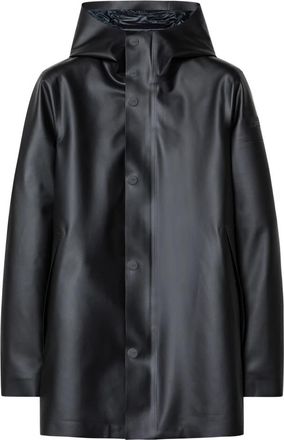 Roberto Ricci Design Double Rubber Floating Parka Jkt - Heren - Regenjassen - Zwart - L - Leer - Jassen