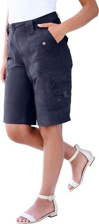 Roaman's Plus Size Cargo Shorts in Navy at Nordstrom, Size 38