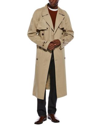 Dolce & Gabbana Men Long Trench Coat
