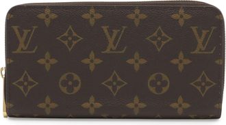 Louis Vuitton Coquelicots Monogram Red Color Monogram Long Wallet (Bi-Fold) (Pre-Owned)