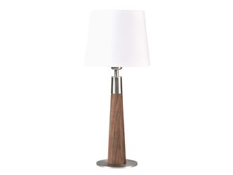 Schubiger M&ouml;bel Hockerlampe Chios Nussbaum