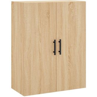 vidaXL Armario De Pared Roble Sonoma 69,5x34x90 Cm Vidaxl