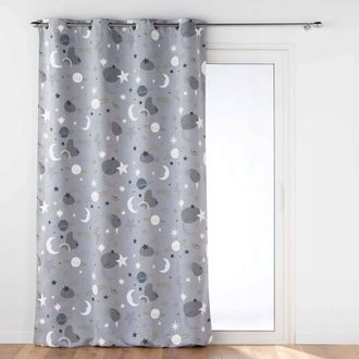 Douceur d'Int&eacute;rieur Douceur-dinterieur Cortina Opaca Gris Claro 140 X 260 Cm