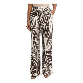 Guess Broeken, Dames, Veelkleurig, XL, Rayon, Bastienne Wijde Broek