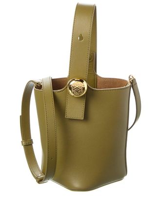 Loewe Pebble Mini Leather Bucket Bag