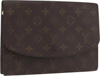 Louis Vuitton Pre-owned Clutches, female, Brown, Size: ONE SIZE Pre-owned Vintage Clutch