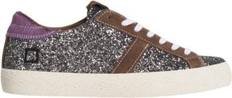 D.A.T.E. Glitter Multicolor Lage Sneakers - Dames - Sneakers - Veelkleurig - 35 EU - Katoen - Schoenen