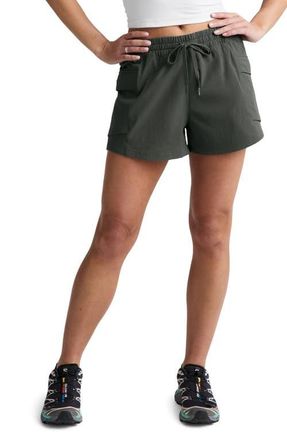 Beyond Yoga Peak 3-Inch Cargo Shorts in Slate Green at Nordstrom, Size X-Large