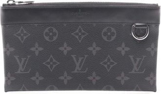 Louis Vuitton Clutch Taigarama Pochette Discovery PM con monogramma 2019 - Nero