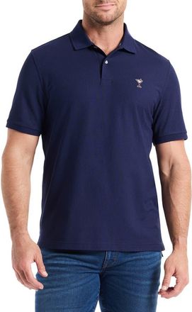 Robert Graham Belvar Knit Polo in Peacoat at Nordstrom Rack, Size X-Large