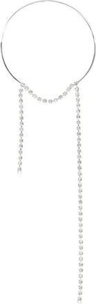 Maison Margiela Rhinestone Hanger Ketting - Dames - Kettingen - Grijs - M - Accessoires