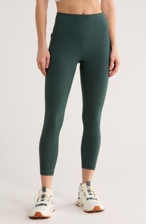Zella Perform High Waist Pocket 2.0 7/8 Leggings in Green Timber at Nordstrom Rack, Size X-Large