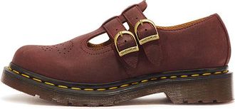 Dr. Martens 8065 Crazy Horse Leather Mary Jane Cherry Red 30914600