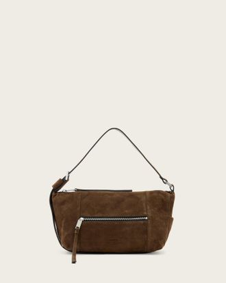AllSaints Leather Vega Suede Shoulder Bag, Size: One Size