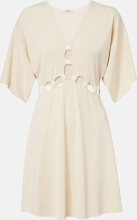 Eres Connection cutout jersey minidress