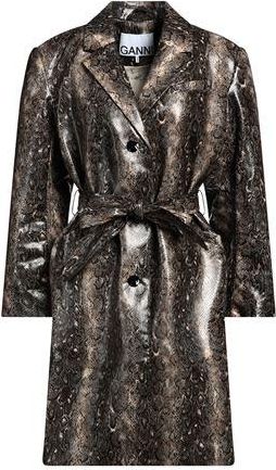 Ganni COATS & JACKETS - Overcoats & Trench Coats on YOOX.COM