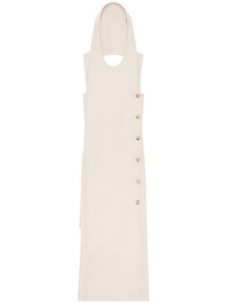 Courrèges Abito Oblique - Toni neutri