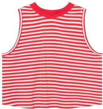 Dedicated Top Namsos Stripes Top f&uuml;r Damen | rosa/rot