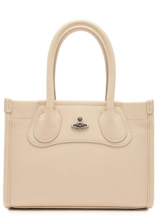 Vivienne Westwood Troy Small Leather Tote Cross-body bag - Cream - One Size