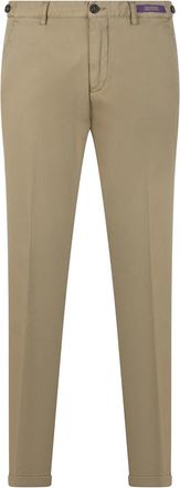 Paul & Shark Stretch Katoenen Broek - Heren - Chinos - Beige - XS - Katoen - Broeken