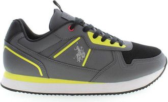 U.S.Polo Association Mens Classic Lowtop Sneaker Casual Design - Grey - Size EU 44
