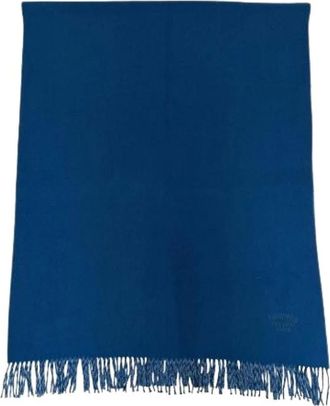 Herm&egrave;s Pre-owned Stole - - Pre-owned - Donna - Blu - ONE SIZE