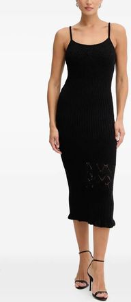 Guess Co Abito midi smanicato - Nero