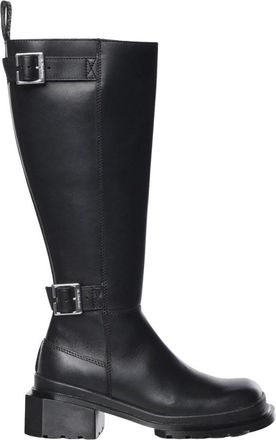 Dr. Martens Maybole Hi Hoge Laarzen - Dames - Hoge Laarzen - Zwart - 39 1/2 EU - Leer - Schoenen