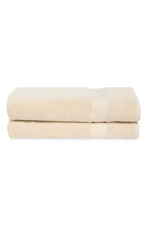 Nordstrom Organic Hydrocotton Set of 2 Bath Sheets in Beige Oatmeal at Nordstrom