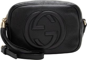 Gucci Black Leather Soho Disco Bag (Authentic Pre-Loved)
