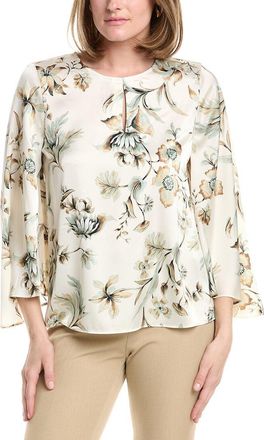 Anne Klein Keyhole Front Blouse