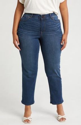 Democracy High Waist Boyfriend Jeans in Blue at Nordstrom Rack, Size 14W