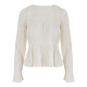 By Malene Birger Overhemden, Dames, Wit, M, Shirt
