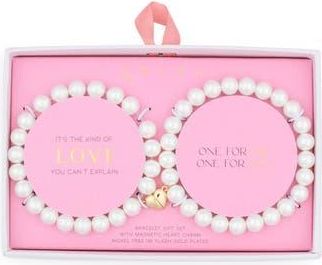 Leith You & Me Bracelets in White- Gold at Nordstrom Rack