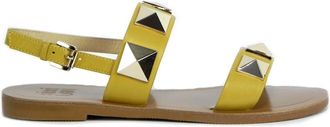 Bibi Lou Platte Sandalen - Dames - Sandalen - Geel - 38 EU - Schoenen