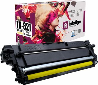 OEM Toner Inkdigo Tn821xxly Compatibile Con Brother Hl-l9430cdn Mfc-ex670, Certificato T&uuml;v