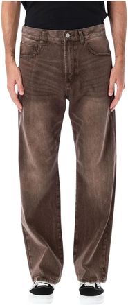 Obey Nelson Straight Jeans - Heren - Regular Fit Jeans - Bruin - W33 - Katoen - Jeans