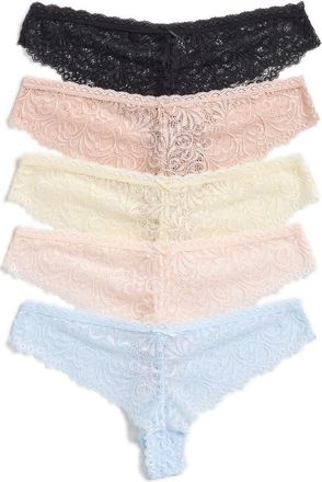 Honeydew Intimates Cat Assorted 5-Pack Thongs in Basic 1 at Nordstrom Rack, Size X-Large