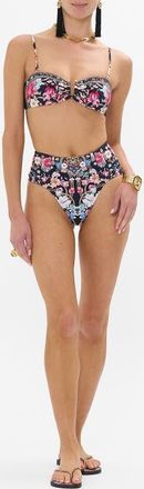 Camilla Bandeau With U Ring Front Midnight In Monserrate at Nordstrom, Size Small Au