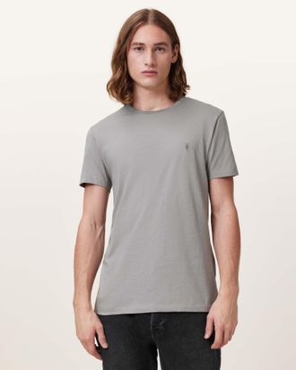 AllSaints Tonic Crew Neck Slim Ramskull T-Shirt