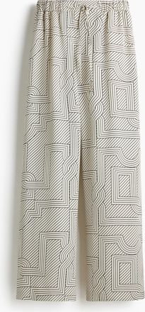 H&M Weite Hose - Beige