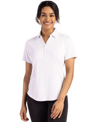 Cutter & Buck Forge Eco Stretch Recycled Womens Short Sleeve Polo