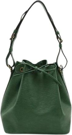 Louis Vuitton Pre-owned Bucket Bags, female, Green, Size: ONE SIZE Pre-owned Bucket Bag