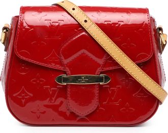 Louis Vuitton Pre-owned Womens Monogram Vernis Bellflower Pm - Red Leather - One Size